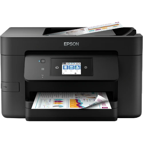 Epson WorkForce Pro WF-4725DWF, Inkjet, Colour printing, 4800 x 1200 DPI, A4, Direct printing, Black