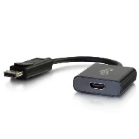 C2G DisplayPort to HDMI Active Adapter 4K UHD - Video Converter - Black, DisplayPort, HDMI, Male, Female, 4096 x 2160 pixels, Black