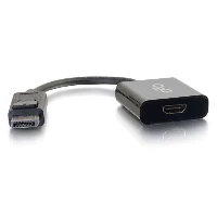 C2G DisplayPort to HDMI Active Adapter 4K UHD - Video Converter - Black, DisplayPort, HDMI, Male, Female, 4096 x 2160 pixels, Black