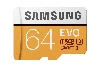 Samsung MB-MP64G, 64 GB, MicroSDXC, Class 10, UHS-I, 100 MB/s, Freeze resistant, Heat resistant, Water resistant