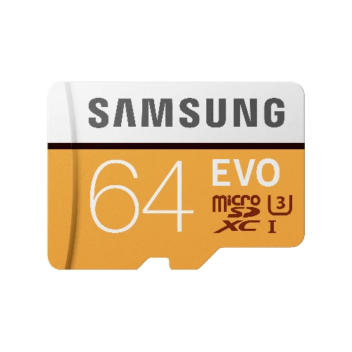 Samsung MB-MP64G, 64 GB, MicroSDXC, Class 10, UHS-I, 100 MB/s, Freeze resistant, Heat resistant, Water resistant