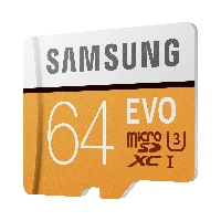 Samsung MB-MP64G, 64 GB, MicroSDXC, Class 10, UHS-I, 100 MB/s, Freeze resistant, Heat resistant, Water resistant