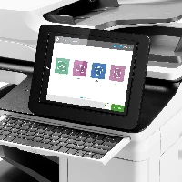 HP Color LaserJet Enterprise Flow MFP M681z, Print, copy, scan, fax, Laser, Colour printing, 1200 x 1200 DPI, A4, Direct printing, Black, Grey