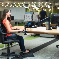 Kensington SoleMate Plus Footrest - Black, Black, 0 - 30, 45 cm, 35 cm, 556.3 mm, 94 mm