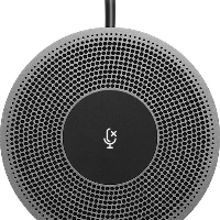 Logitech Expansion Mic for MeetUp, Conference microphone, Wired, Black, Grey, 6 m, Logitech MeetUp, 13.4 mm