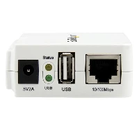 StarTech.com 1 Port USB Wireless N Network Print Server with 10/100 Mbps Ethernet Port - 802.11 b/g/n, Windows 10, Windows 10 Education, Windows 10 Education x64, Windows 10 Enterprise, Windows 10..., Mac OS 9.0, Mac OS 9.1, Mac OS 9.2, Mac OS X 10.0 Cheetah, Mac OS X 10.1 Puma, Mac OS X 10.10..., 151 mm, 230 mm, 70 mm