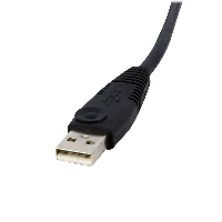 StarTech.com KVM Cable for DVI and USB KVM Switches with Audio & Microphone - 6ft, 1.8 m, USB, USB, DVI-D, Black, 1 x DVI-D, 1 x USB A, 2 x 3.5 mm