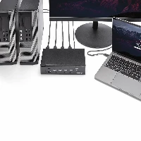 StarTech.com 4-Port HDMI KVM Switch - USB 3.0 - 1080p, 1920 x 1080 pixels, Rack mounting, Black