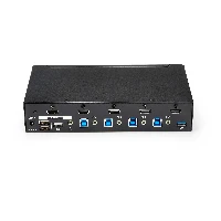 StarTech.com 4-Port HDMI KVM Switch - USB 3.0 - 1080p, 1920 x 1080 pixels, Rack mounting, Black