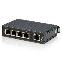 StarTech.com 5-port industrial Ethernet switch - DIN rail mountable, Unmanaged, Fast Ethernet (10/100), Full duplex, Rack mounting