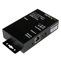 StarTech.com 1 Port RS232 Serial Ethernet Device Server - PoE Power Over Ethernet, 10/100Base-T(X), 100 - 240 V, 12 V, 0.1 A, 100 mA, Type M
