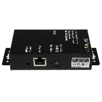 StarTech.com 1 Port RS232 Serial Ethernet Device Server - PoE Power Over Ethernet, 10/100Base-T(X), 100 - 240 V, 12 V, 0.1 A, 100 mA, Type M