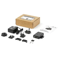 StarTech.com 1-Port Serial-to-IP Ethernet Device Server - RS232 - DIN Rail and Surface Mountable - Aluminum, 10/100Base-T(X), 100 - 240 V, 12 V, 1.6 A, 360 mA, Type M