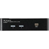 StarTech.com 2 Port USB HDMI KVM Switch with Audio and USB 2.0 Hub, 1920 x 1200 pixels, Full HD, 18 W, Black