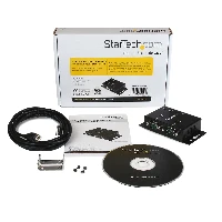 StarTech.com 2 Port Industrial Wall Mountable USB to Serial Adapter Hub with DIN Rail Clips, USB 2.0 Type-B, Serial, Black, Steel, Activity, Windows 2000, Windows 2000 Professional, Windows 7, Windows 7 Enterprise, Windows 7 Enterprise...