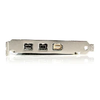 StarTech.com 3 Port 2b 1a PCI 1394b FireWire Adapter Card with DV Editing Kit, IEEE 1394/Firewire, PCI 2.2, Green, Stainless steel, CE, FCC, UL, Texas Instruments - 3AA651W, 0.8 Gbit/s