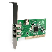StarTech.com 4 port PCI 1394a FireWire Adapter Card - 3 External 1 Internal, PCI, IEEE 1394/Firewire, Green, Metallic, CE, UL, FCC, REACH, TAA, Microsoft WHQL Certified, Texas Instruments - TSB12LV26, 0.4 Gbit/s