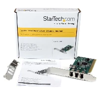 StarTech.com 4 port PCI 1394a FireWire Adapter Card - 3 External 1 Internal, PCI, IEEE 1394/Firewire, Green, Metallic, CE, UL, FCC, REACH, TAA, Microsoft WHQL Certified, Texas Instruments - TSB12LV26, 0.4 Gbit/s