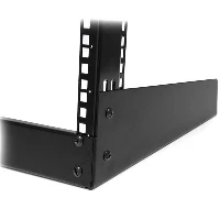 StarTech.com 12U 19in Desktop Open Frame 2 Post Rack, Freestanding rack, 12U, 50 kg, 2.69 kg, Black