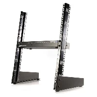 StarTech.com 12U 19in Desktop Open Frame 2 Post Rack, Freestanding rack, 12U, 50 kg, 2.69 kg, Black