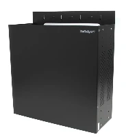 StarTech.com Wall-Mount Server Rack - 4U, Wall mounted rack, 4U, 27.7 kg, 10.1 kg, Black
