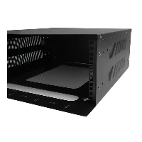 StarTech.com Wall-Mount Server Rack - 4U, Wall mounted rack, 4U, 27.7 kg, 10.1 kg, Black