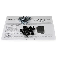 StarTech.com Wall-Mount Server Rack - 4U, Wall mounted rack, 4U, 27.7 kg, 10.1 kg, Black