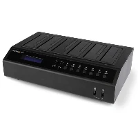 StarTech.com USB 3.0 / eSATA 6-Bay Hard Drive Duplicator Dock - 15 HDD / SSD Cloner and Eraser, 6000 GB, 2.5,3.5