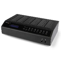 StarTech.com USB 3.0 / eSATA 6-Bay Hard Drive Duplicator Dock - 15 HDD / SSD Cloner and Eraser, 6000 GB, 2.5,3.5