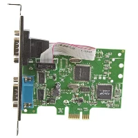 StarTech.com 2-Port PCI Express Serial Card with 16C1050 UART - RS232, PCIe, Serial, Full-height / Low-profile, RS-232, CE, FCC, Microsoft WHQL, SystemBase - SB16C1052PCI