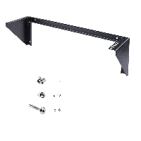 StarTech.com 3U 19in Steel Vertical Wall Mount Equipment Rack Bracket, Wall mounted rack, 3U, 56.7 kg, 921 g, Black