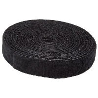 StarTech.com Hook-and-Loop Cable Tie - 10 ft. Roll, Fabric, Black, 3048 mm, 19 mm, 115 mm, 217 mm