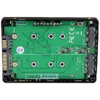StarTech.com Dual M.2 NGFF SATA Adapter with RAID, SATA, M.2, Black, Metallic, White, Yellow, 500000 h, ASMedia - ASM1092R, 6 Gbit/s