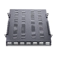 StarTech.com 1U 4-Post Adjustable Vented Server Rack Mount Shelf - 330lbs(150 kg) - 19.5 to 38in Adjustable Mounting Depth Universal Tray for 19