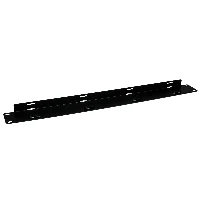 StarTech.com Cable Management Panel with Hook and Loop Strips for Server Racks - 1U, Cable management panel, Black, Steel, 1U, CE, 482 mm
