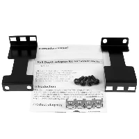 StarTech.com Rail Depth Adapter Kit for Server Racks - 1U, Depth adapter, Black, 40 kg, 1U, TAA, CE, REACH, 45 mm