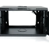 StarTech.com 6U 19in Wallmount Server Rack Cabinet with Acrylic Door, Wall mounted rack, 6U, 50 kg, Key lock, 10.5 kg, Black