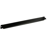 StarTech.com 1U Rack Blank Panel for 19in Server Racks and Cabinets, Blank panel, Black, Steel, 1U, EIA RS310-C, CE