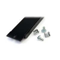 StarTech.com 1U Rack Blank Panel for 19in Server Racks and Cabinets, Blank panel, Black, Steel, 1U, EIA RS310-C, CE