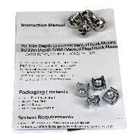 StarTech.com 2U Server Rack Shelf - Universal Vented Rack Mount Cantilever Tray for 19