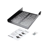 StarTech.com 2U Server Rack Shelf - Universal Vented Rack Mount Cantilever Tray for 19