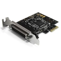 StarTech.com 4 Port RS232 PCI Express Serial Card w/ Breakout Cable, PCIe, Serial, RS-232, Black, REACH, CE, ASIX Moschip MCS9904CV-AA