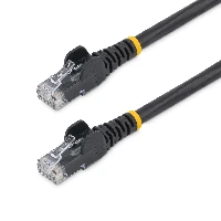 StarTech.com Cat5e Ethernet Patch Cable with Snagless RJ45 Connectors - 10 m, Black, 10 m, Cat5e, U/UTP (UTP), RJ-45, RJ-45