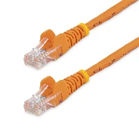 StarTech.com Cat5e Patch Cable with Snagless RJ45 Connectors - 3m, Orange, 3 m, Cat5e, U/UTP (UTP), RJ-45, RJ-45