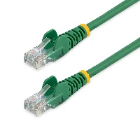 StarTech.com Cat5e Ethernet Patch Cable with Snagless RJ45 Connectors - 5 m, Green, 5 m, Cat5e, U/UTP (UTP), RJ-45, RJ-45