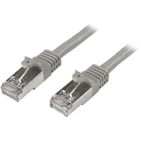 StarTech.com Cat6 Patch Cable - Shielded (SFTP) - 5m, Gray, 5 m, Cat6, SF/UTP (S-FTP), RJ-45, RJ-45