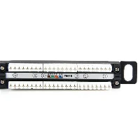 StarTech.com 24 Port 0.5U Cat5e Patch Panel - RJ45 Ethernet Rackmount Cat 5e 110 Patch Panel, RJ-45, Cat5e, Black, Rack mounting, 0.5U, 482 mm