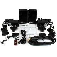 StarTech.com HDMI over Wireless Extender - 1080p, 1920 x 1080 pixels, AV transmitter & receiver, 50 m, Wireless, Black