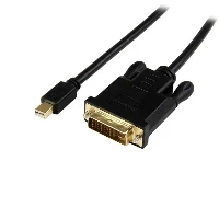 StarTech.com 6ft (1.8m) Mini DisplayPort to DVI Cable - Active Mini DP to DVI Adapter Cable - 1080p Video - mDP 1.2 to DVI-D Single Link - mDP or Thunderbolt 1/2 Mac/PC to DVI Monitor, 1.9 m, Mini DisplayPort, DVI-D, Male, Male, Straight