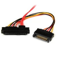 StarTech.com 50cm Internal Serial Attached SCSI Mini SAS Cable - SFF8087 to 4x SFF8482, 0.5 m, 1 x SFF-8087, 4 x SATA, 4 x SFF-8482, Male/Female, Black, Red, 100 g
